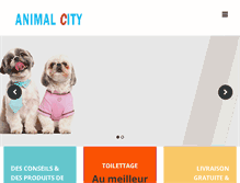 Tablet Screenshot of alimentation-animal-city.fr